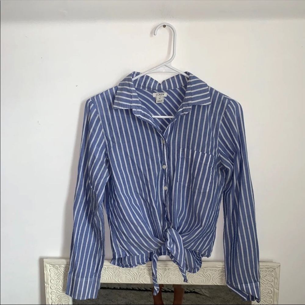 Long Sleeve striped button up shirt